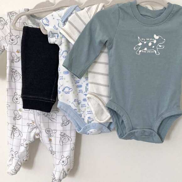 Baby Boy Bundle Newborn- Blue/Neutral - Picture 1 of 14